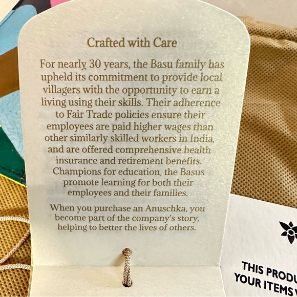 NWT Anuschka Women’s Hand Painted Leather RFID Credit Card Holder Case Wallet - Picture 9 of 10